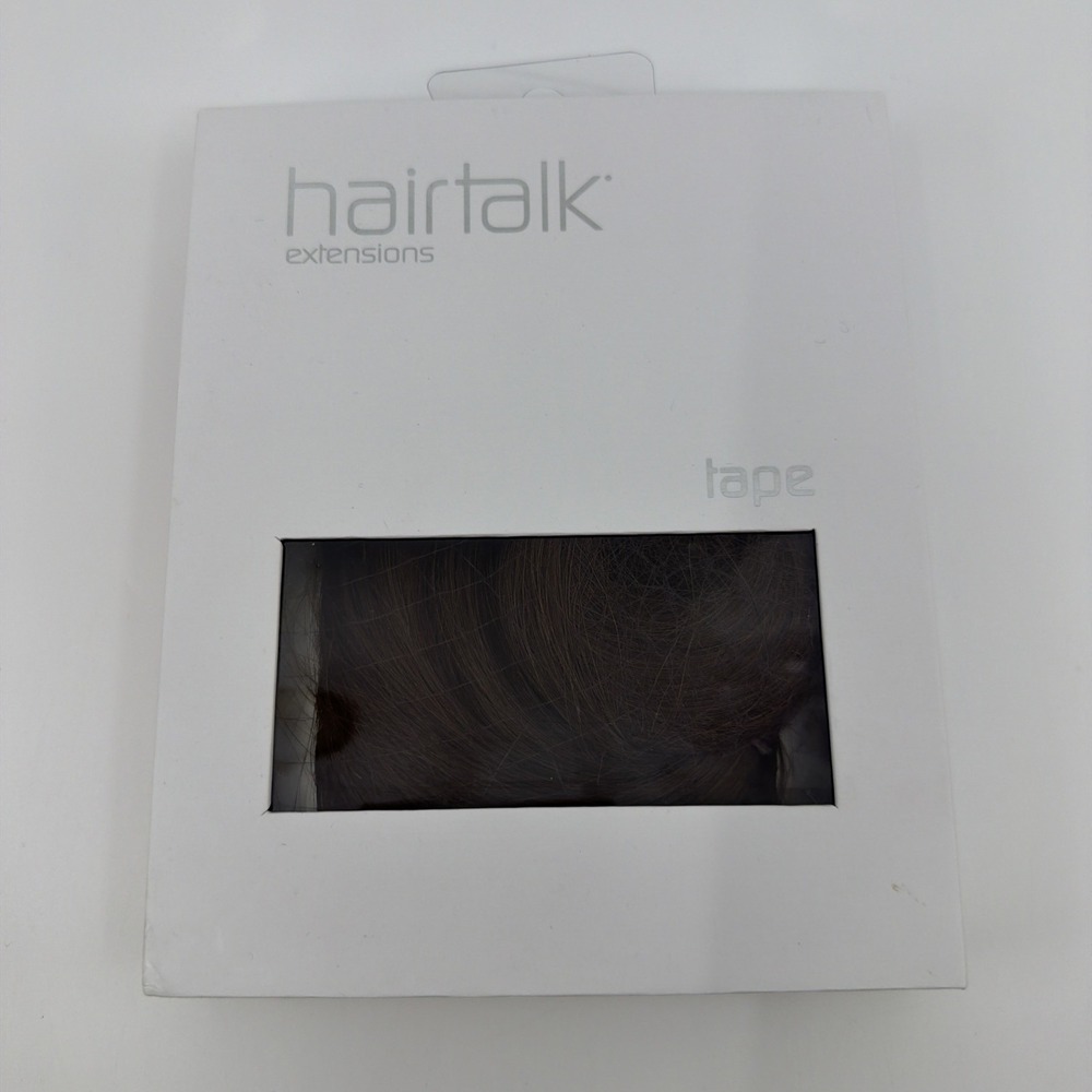 Hair Talk Tape In Extensions 20 Pieces Original 17" Brown #5 New Unused Sealed
